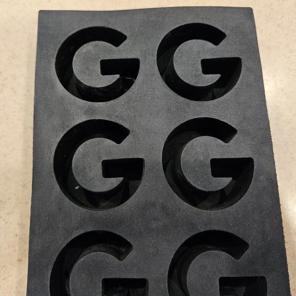RARE TOM FORD ERA GUCCI LUXURY G DRINK BAR BLACK ICE CUBE TRAY
